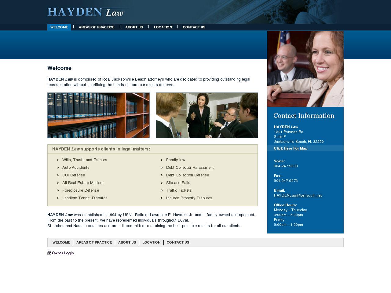 Hayden Law - Jacksonville Beach FL Lawyers