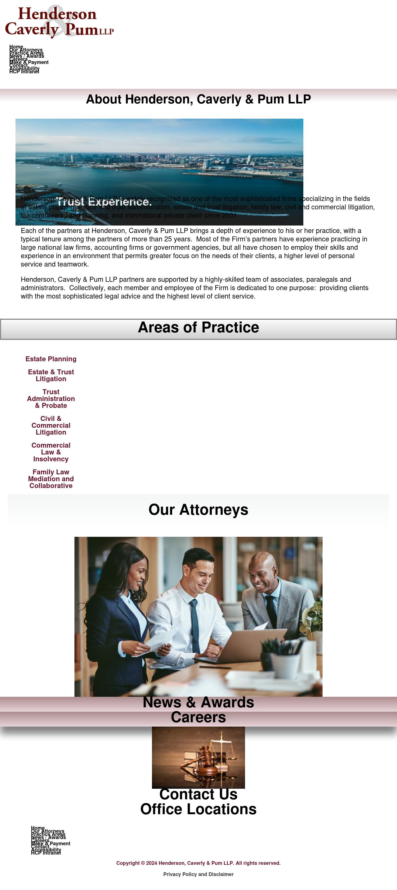 Henderson, Caverly, Pum & Charney LLP - San Diego CA Lawyers