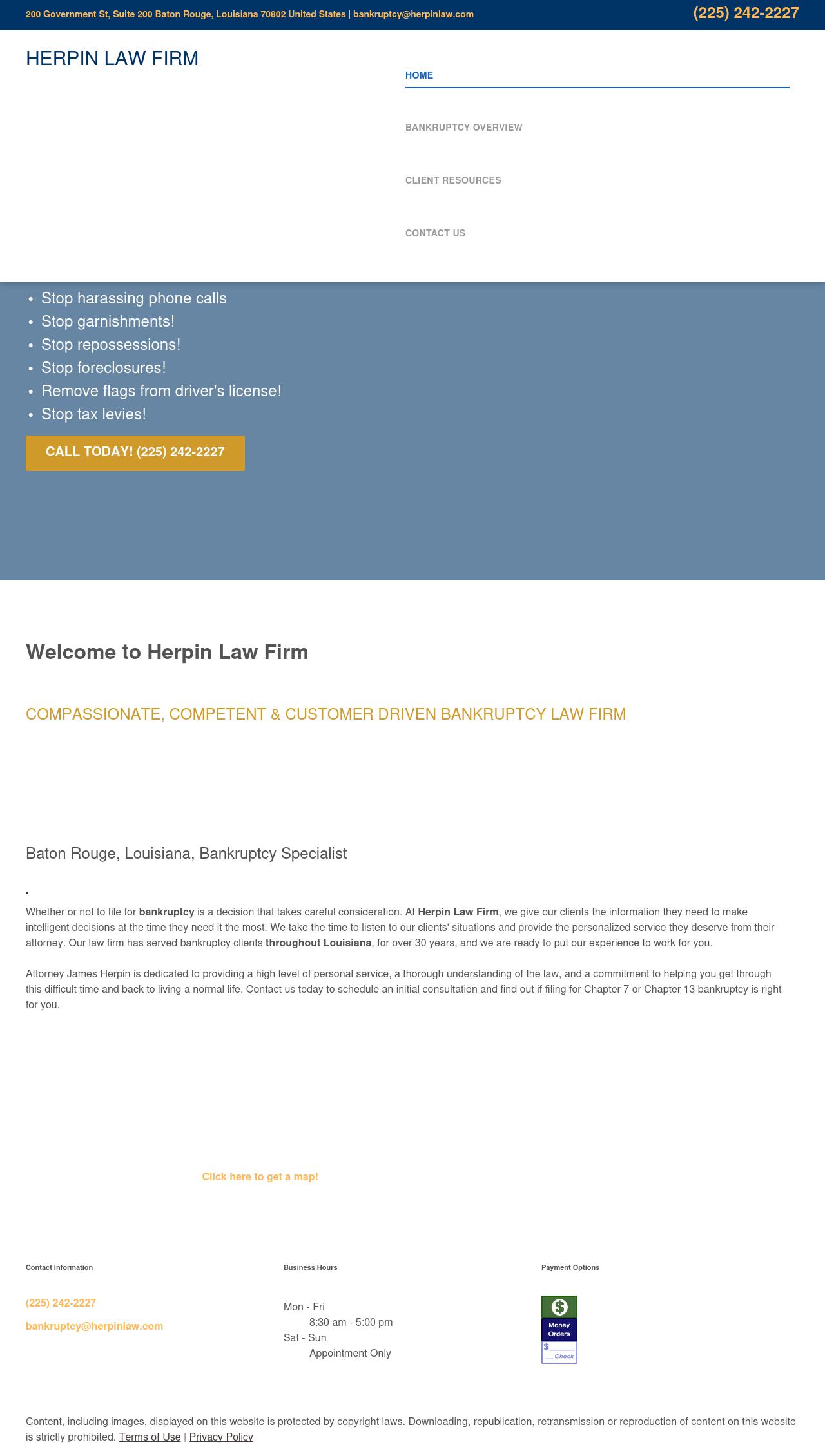 Herpin Law Firm - Baton Rouge LA Lawyers