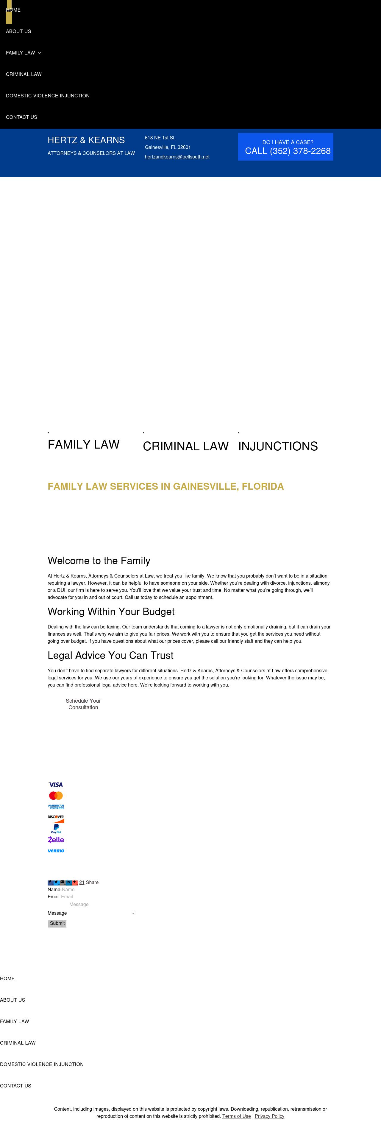 Hertz & Kearns - Gainesville FL Lawyers