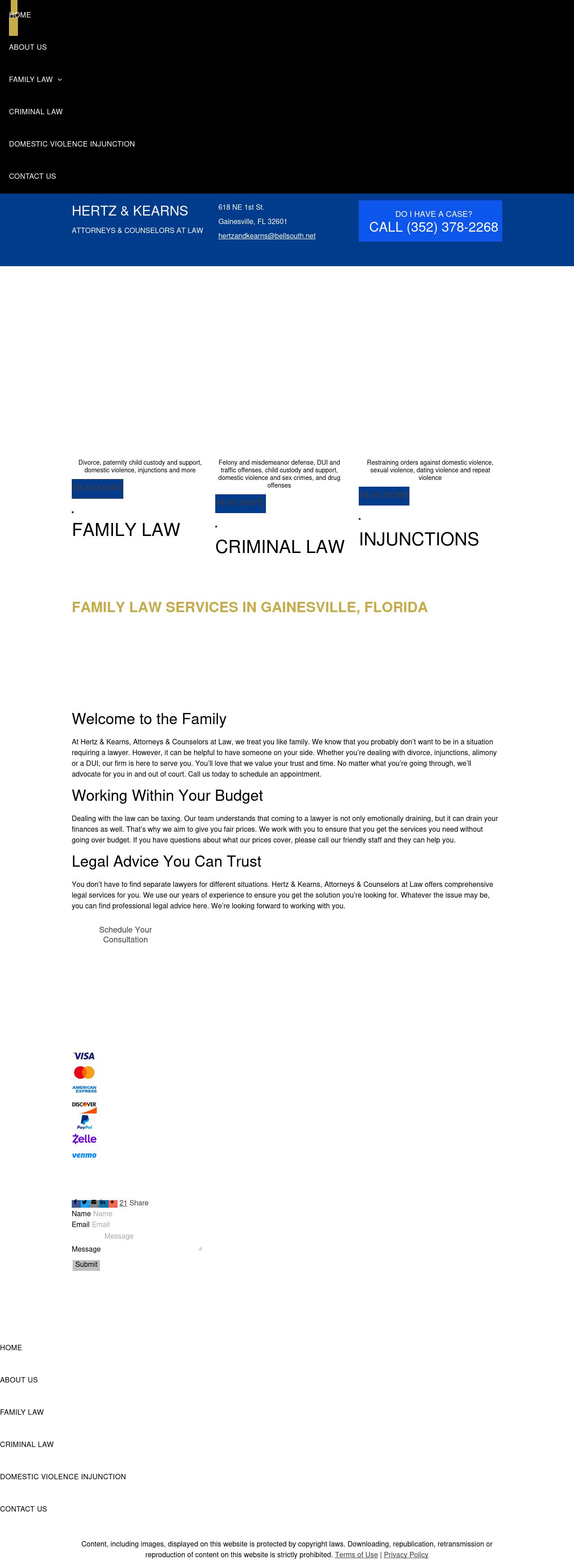 Hertz & Kearns - Gainesville FL Lawyers