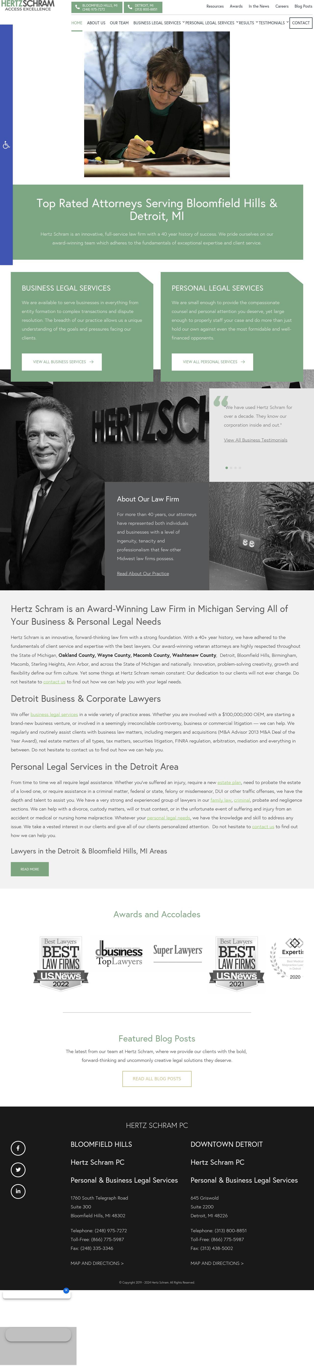 Hertz Schram PC - Detroit MI Lawyers