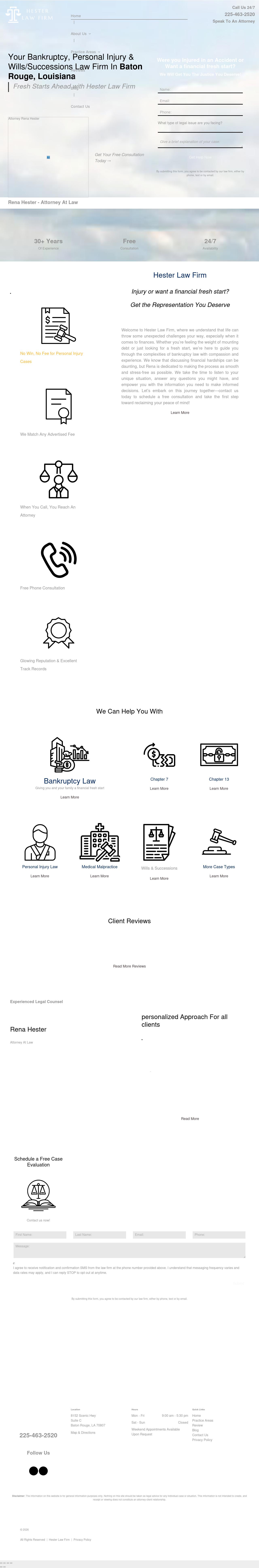 Hester Law Firm - Baton Rouge LA Lawyers