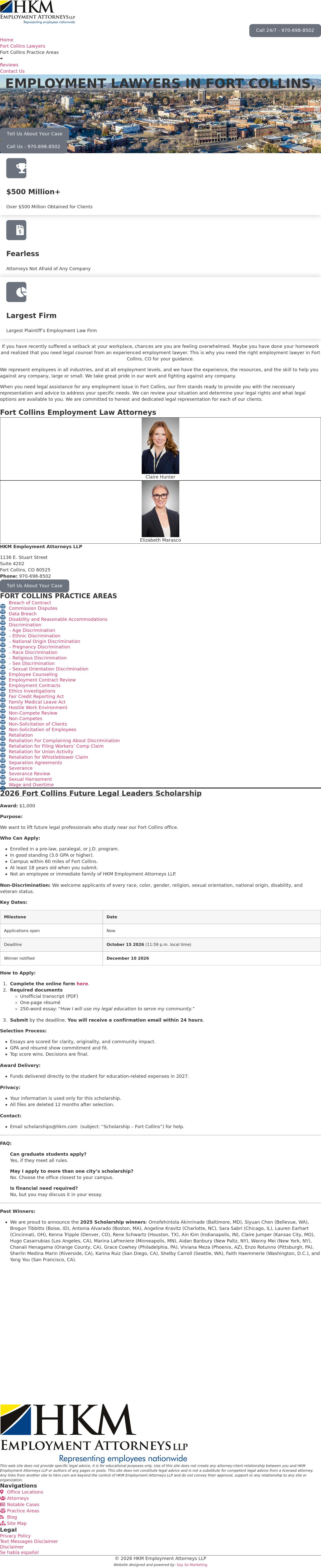 HKM Employment Attorneys LLP - Fort Collins CO Lawyers