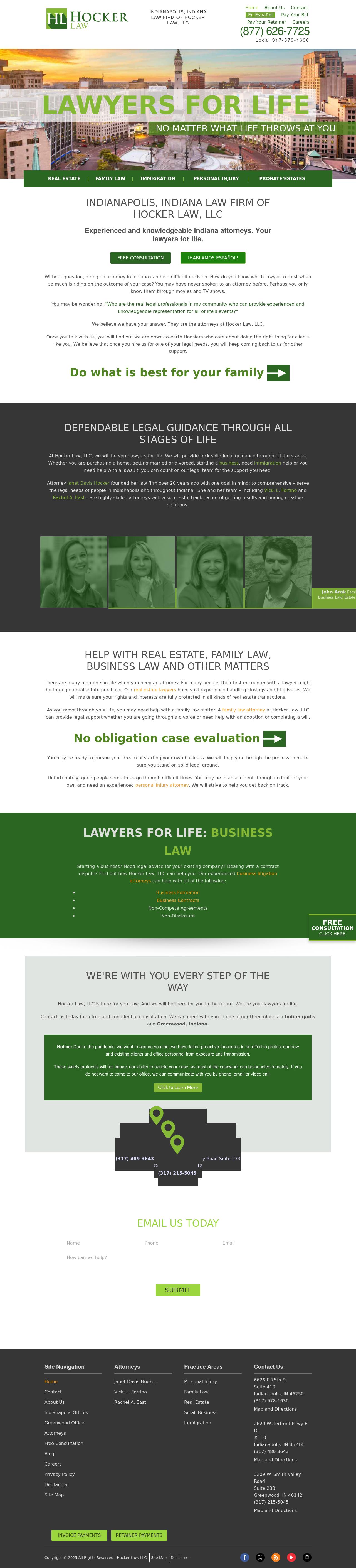 Hocker & Associates, LLC - Greenwood IN Lawyers