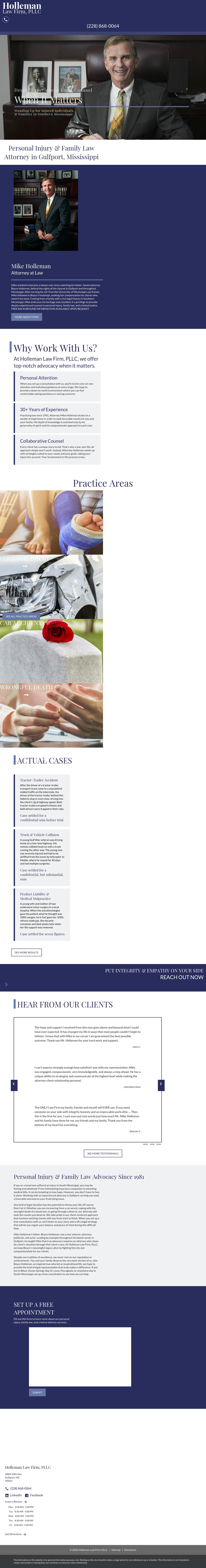 Holleman Law Firm - Gulfport MS Lawyers