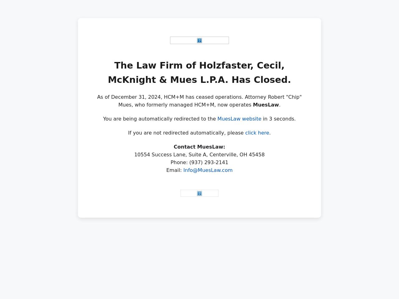 Holzfaster Cecil McKnight & Mues - Dayton OH Lawyers