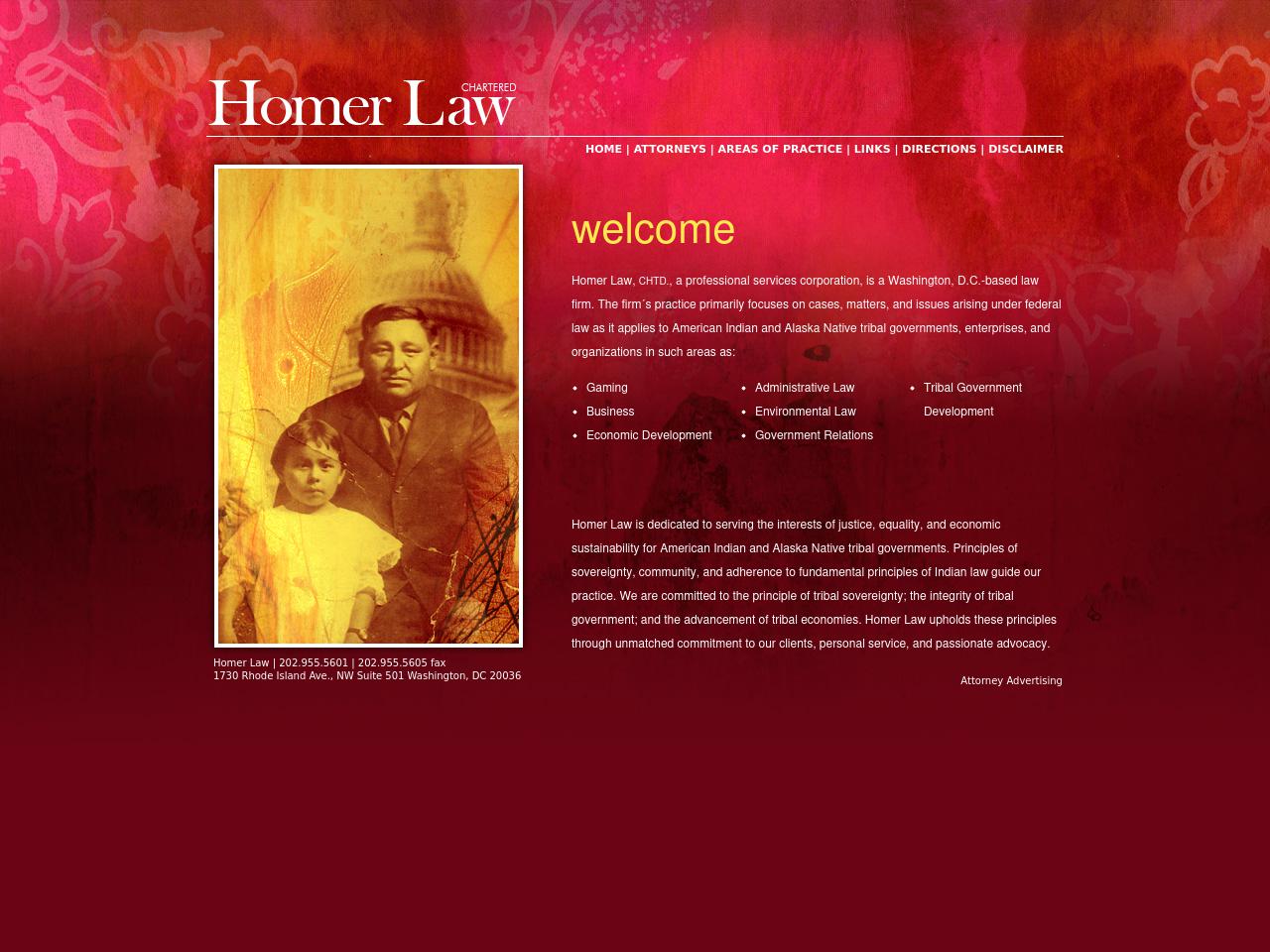 Homer Law, Chartered - Washington DC Lawyers