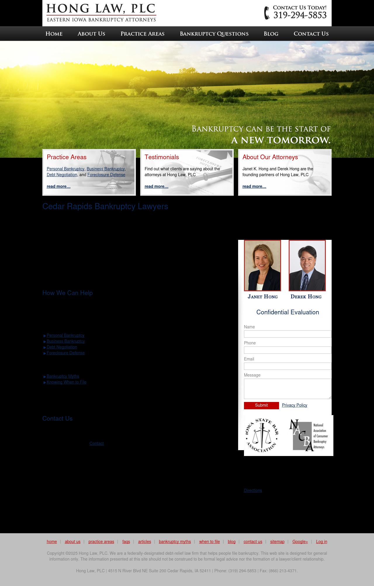 Hong Law PLC - Cedar Rapids IA Lawyers