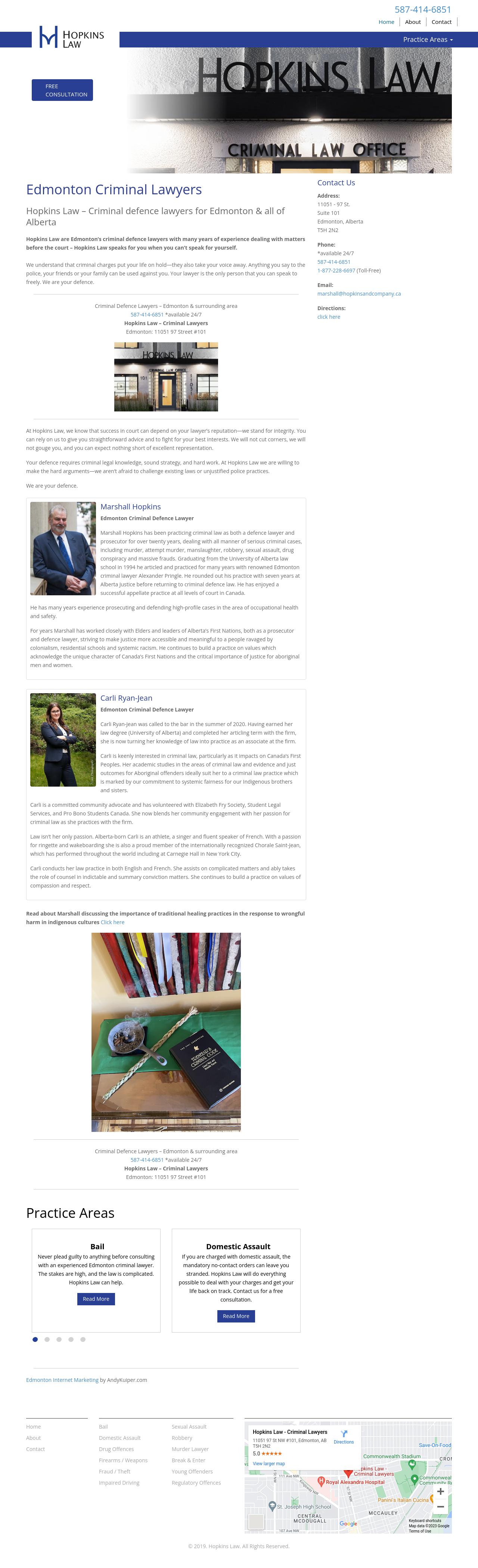 Hopkins Law - Edmonton  Lawyers