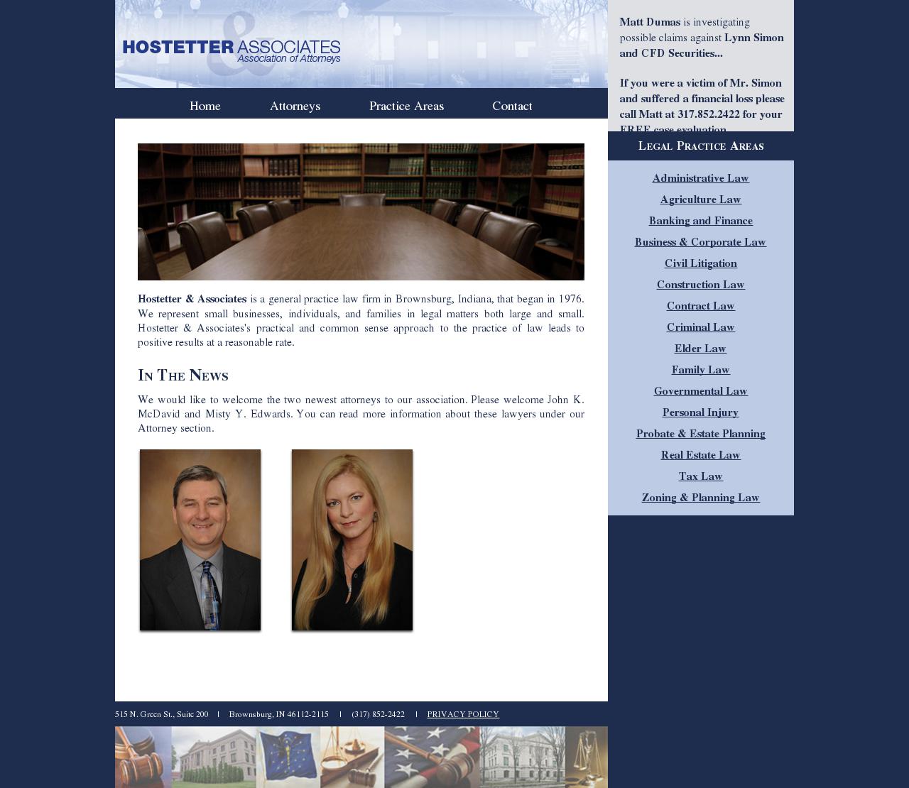 Hostetter & O'Hara - Brownsburg IN Lawyers
