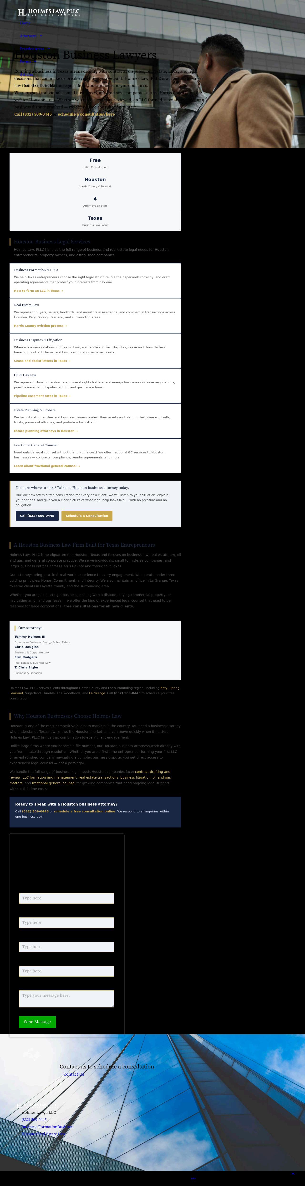 Houston Business Lawyers - Houston TX Lawyers