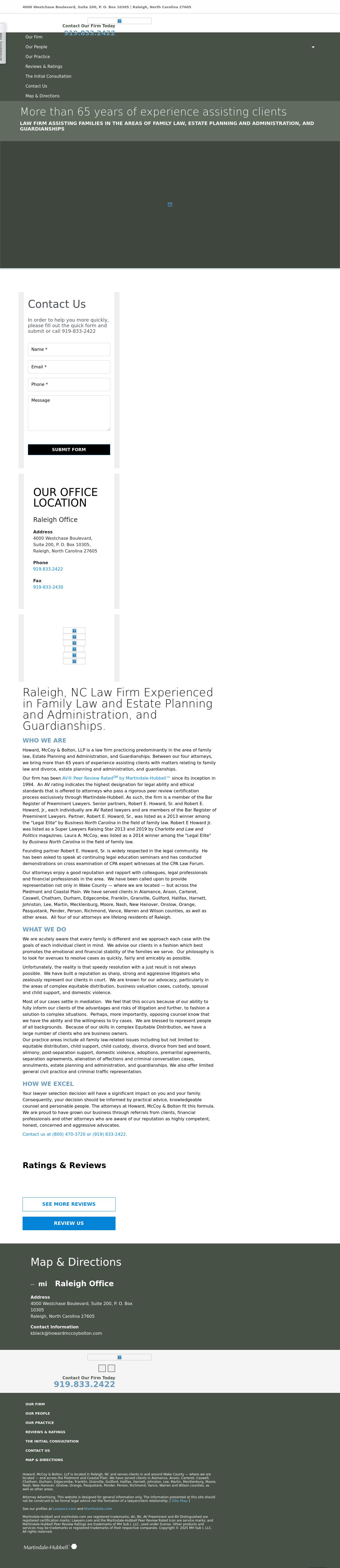 Howard Green & Moye LLP - Raleigh NC Lawyers