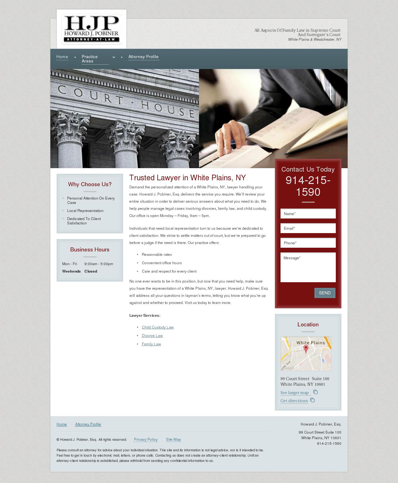 Howard J. Pobiner - White Plains NY Lawyers