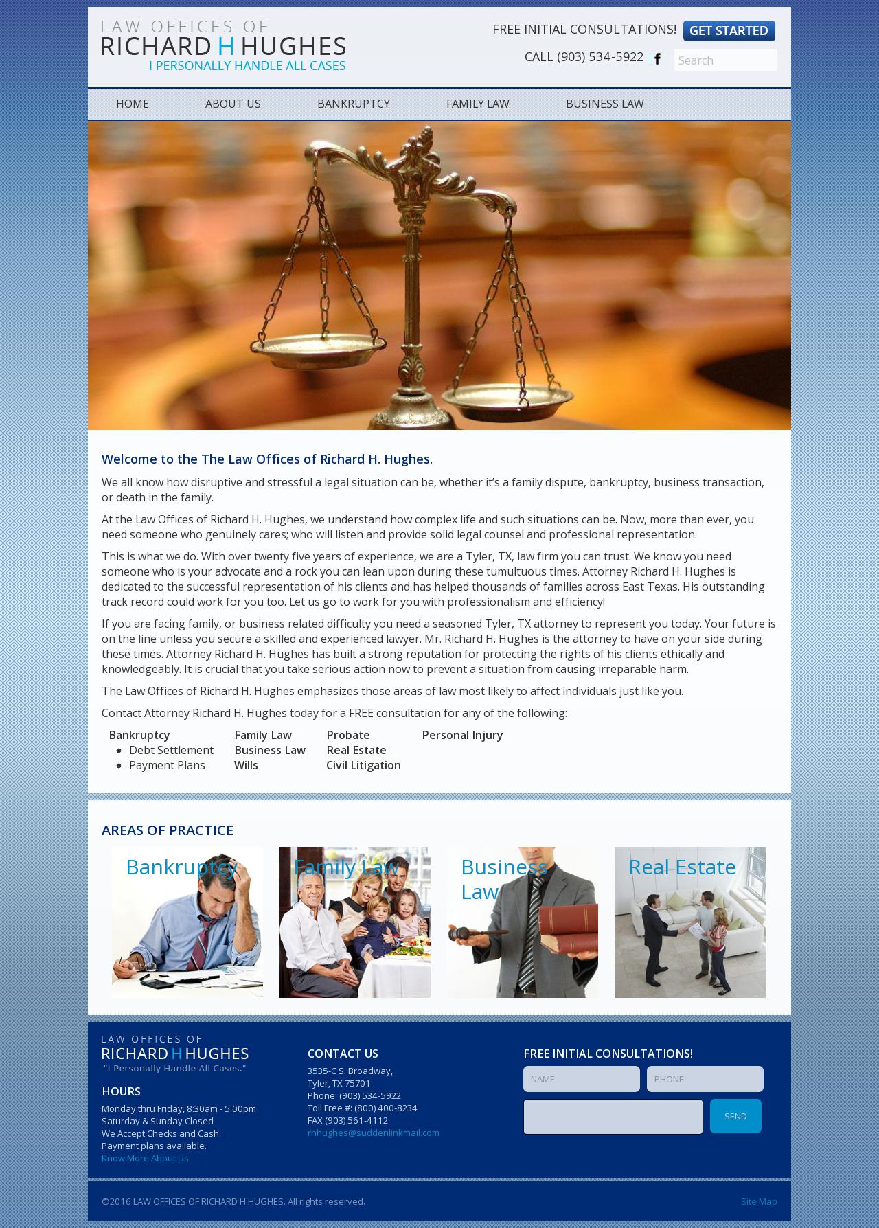 Hughes: Richard H - Tyler TX Lawyers