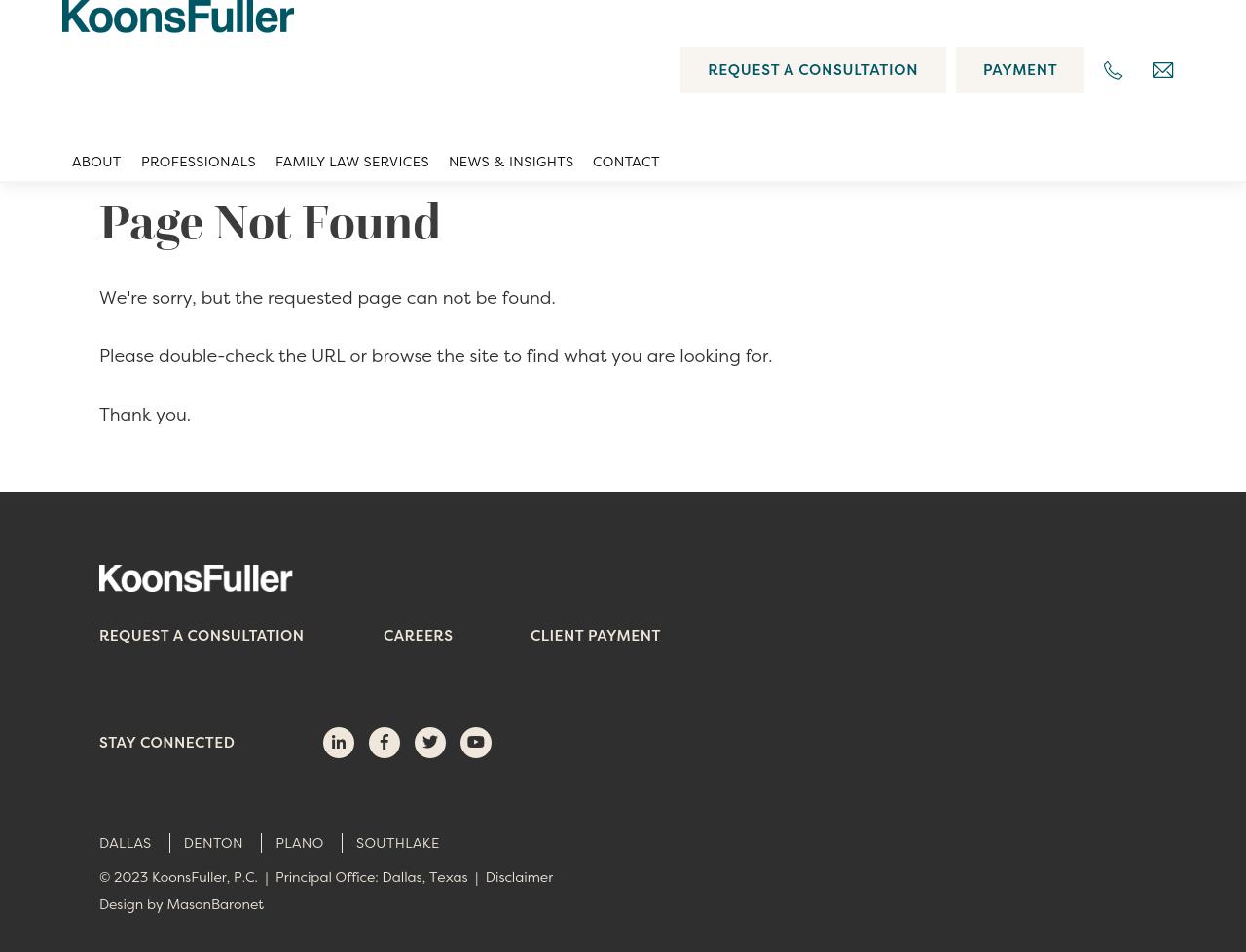 KoonsFuller PC - Dallas TX Lawyers