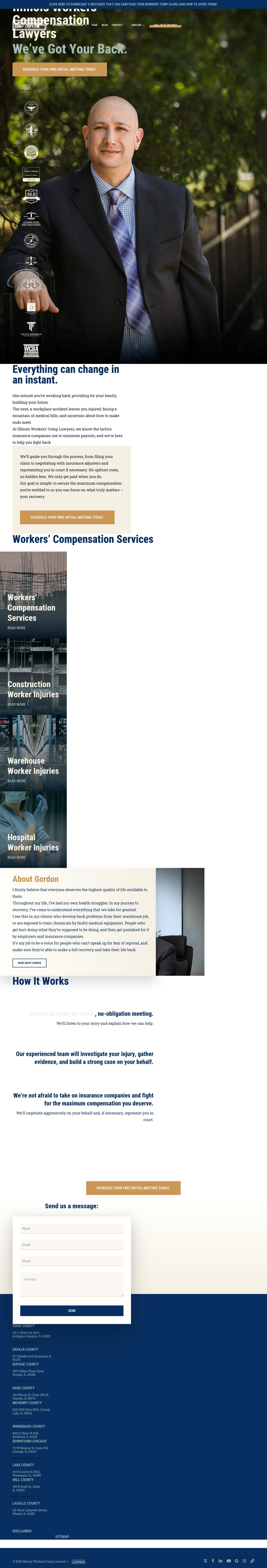 Illinois Workers' Comp Lawyers - Carol Stream IL Lawyers