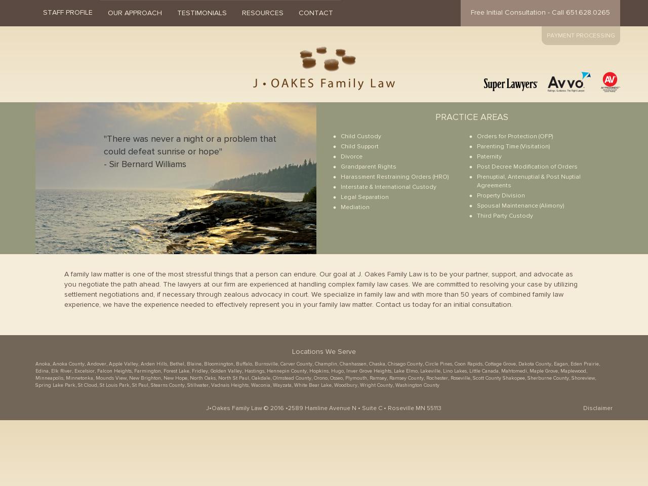 J. Oakes Family Law - Roseville MN Lawyers