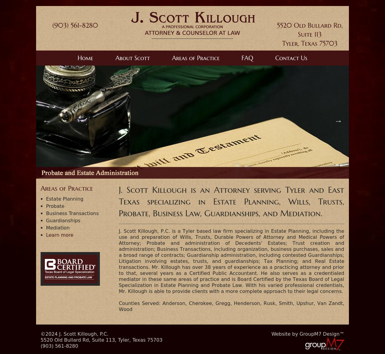 J Scott Killough - Tyler TX Lawyers