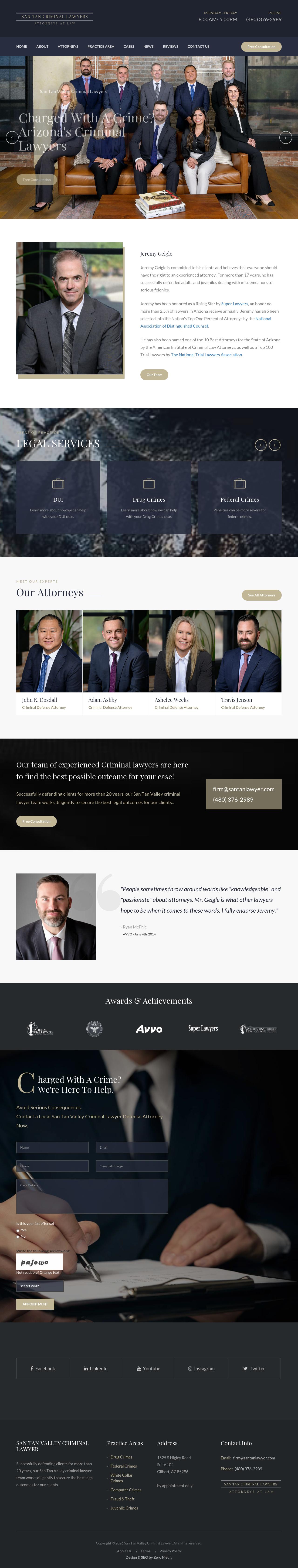 JacksonWhite San Tan Valley Criminal Lawyer - Gilbert AZ Lawyers