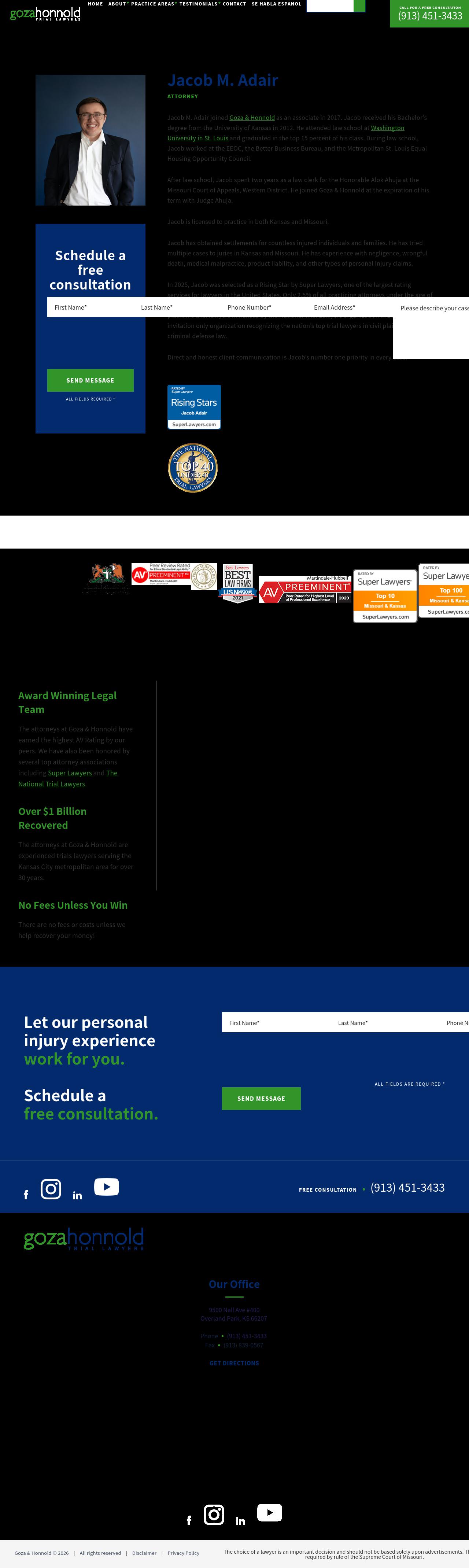 Jacob M. Adair - Overland Park KS Lawyers