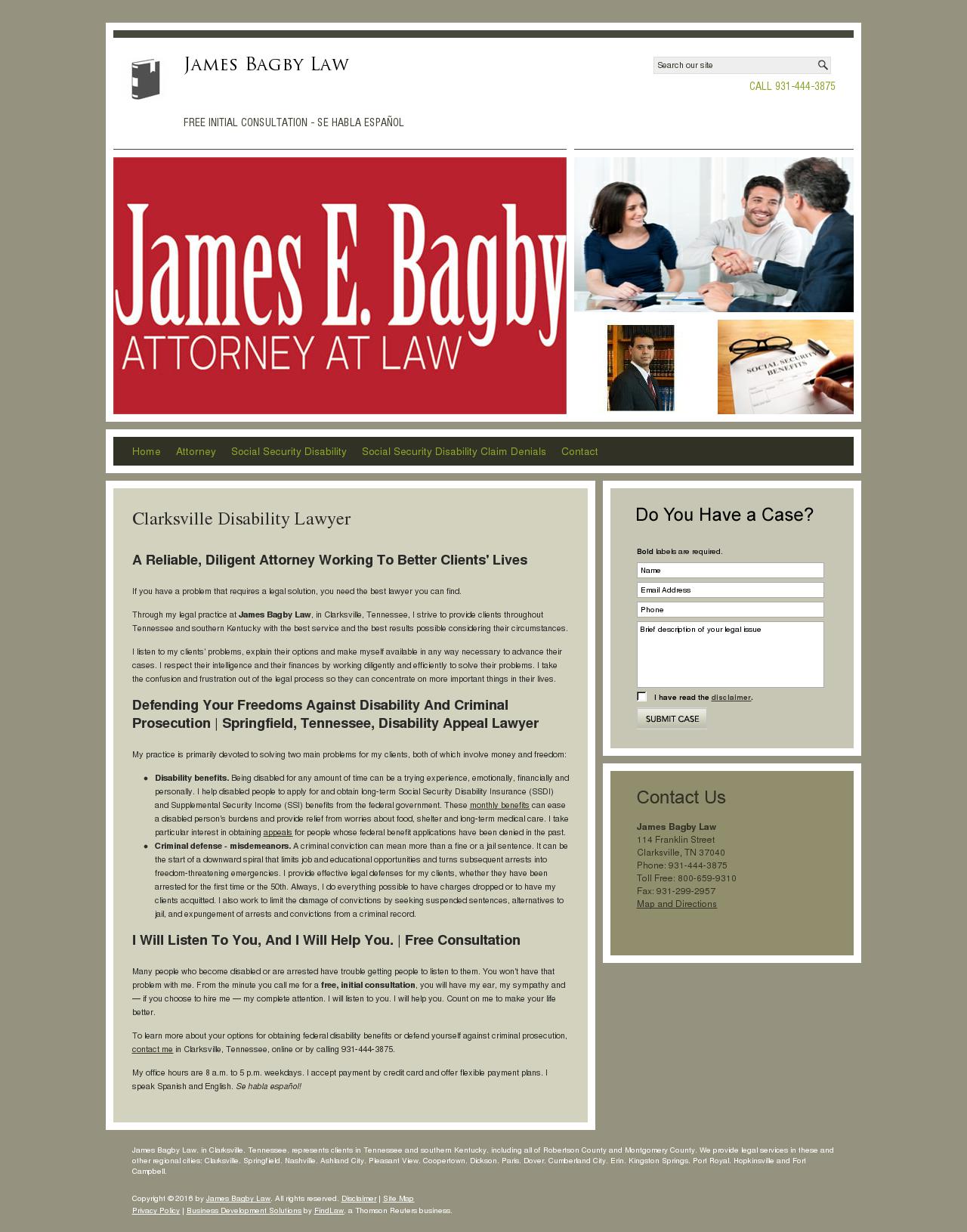 James Bagby Law - Clarksville TN Lawyers