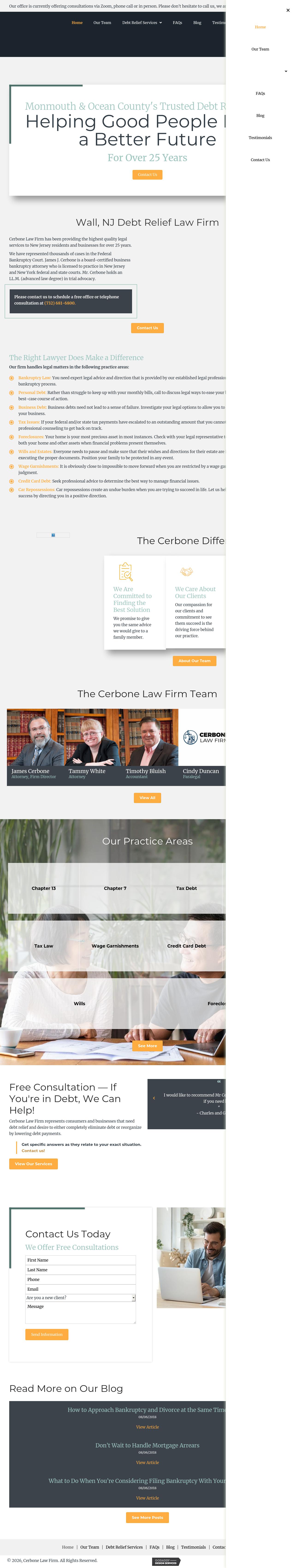 James J Cerbone Esq - Manasquan NJ Lawyers