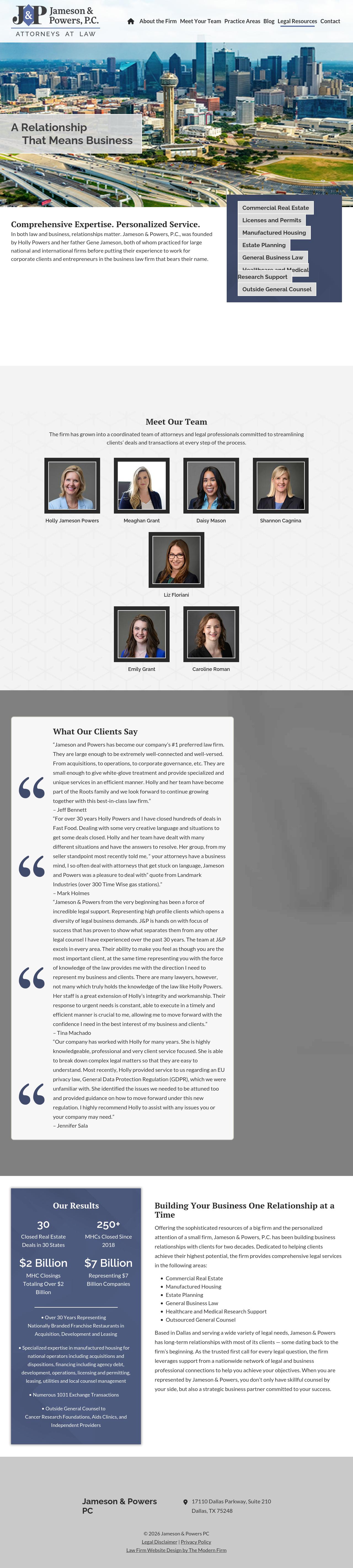 Jameson & Powers, P.C. - Dallas TX Lawyers