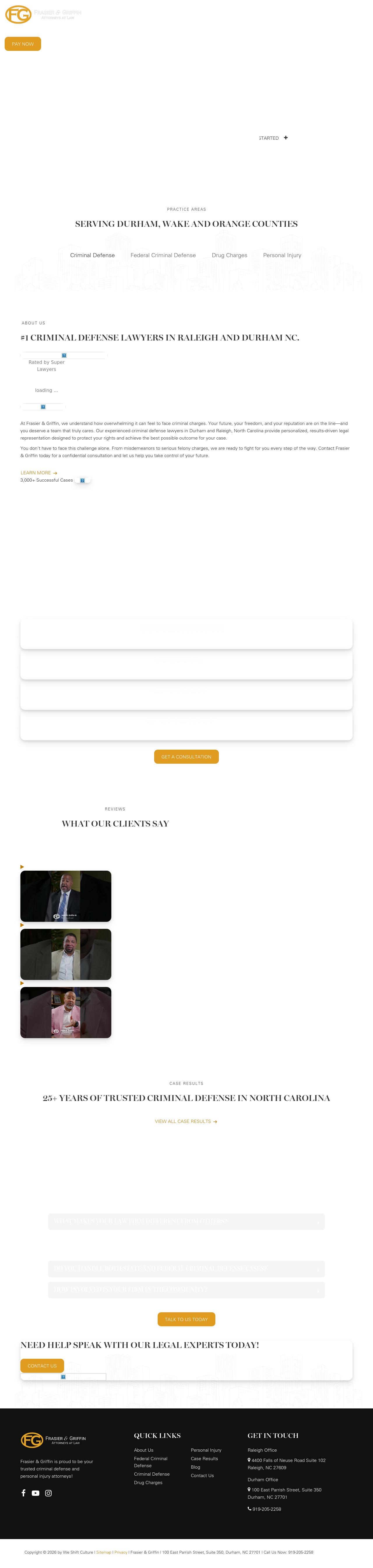 Frasier & Griffin, PLLC - Durham NC Lawyers