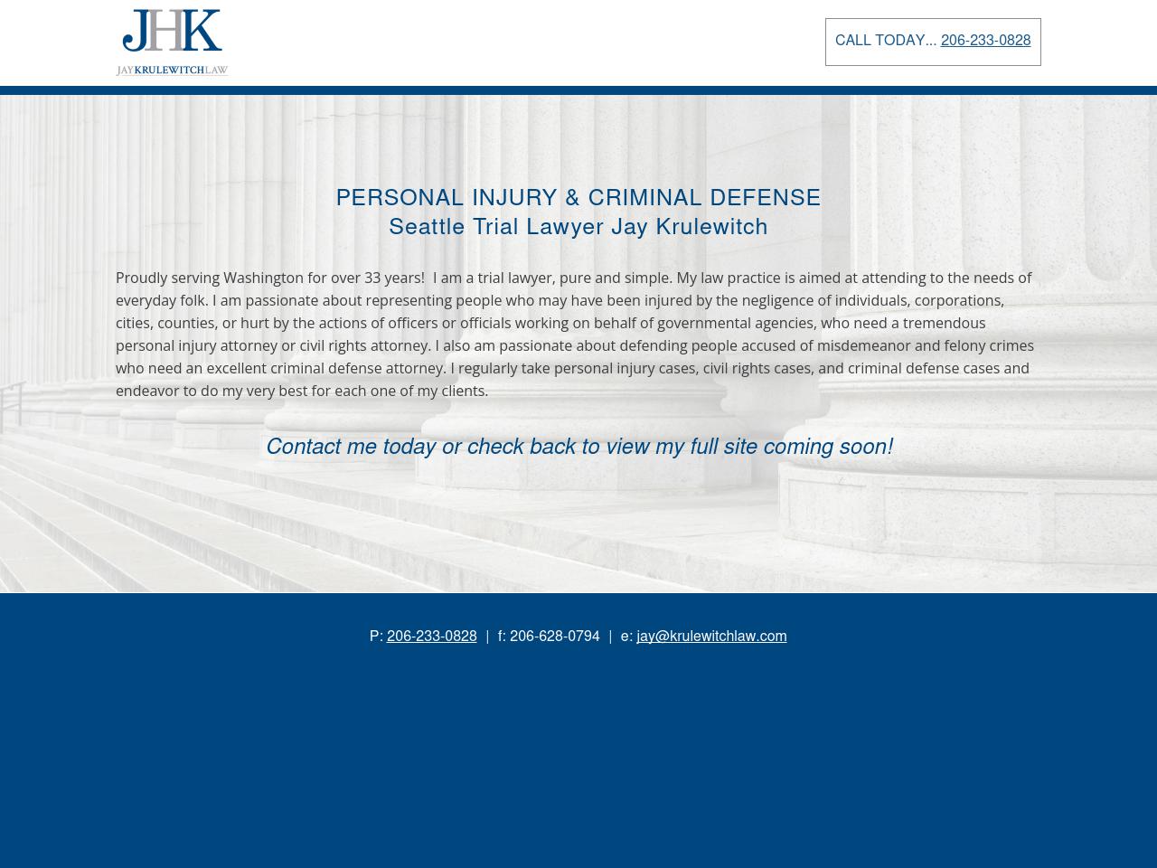 Jay H Krulewitch Attorney At Law - Seattle WA Lawyers