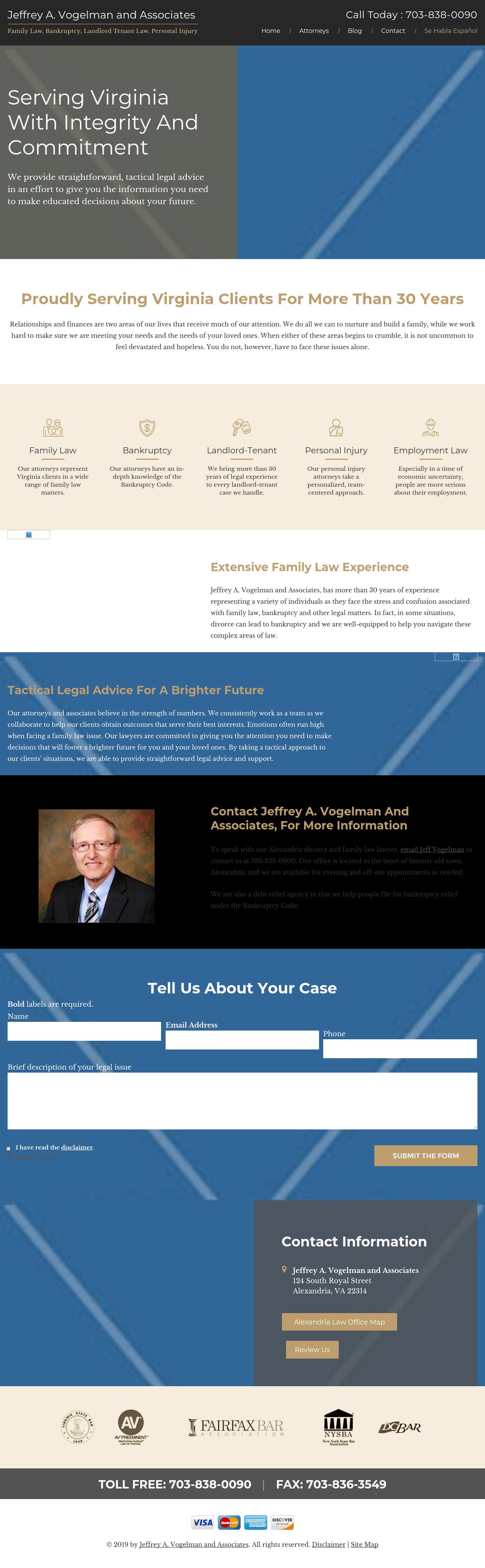 Jeffrey A. Vogelman and Associates - Alexandria VA Lawyers