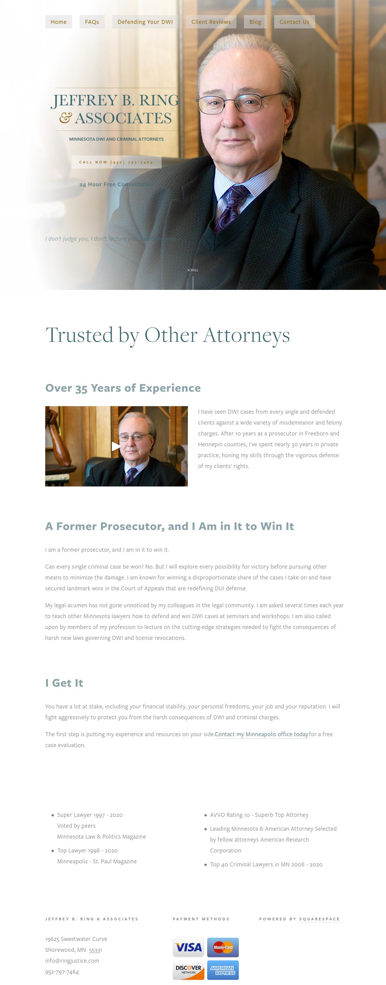 Jeffrey B. Ring & Associates Attorneys at Law - Minneapolis MN Lawyers