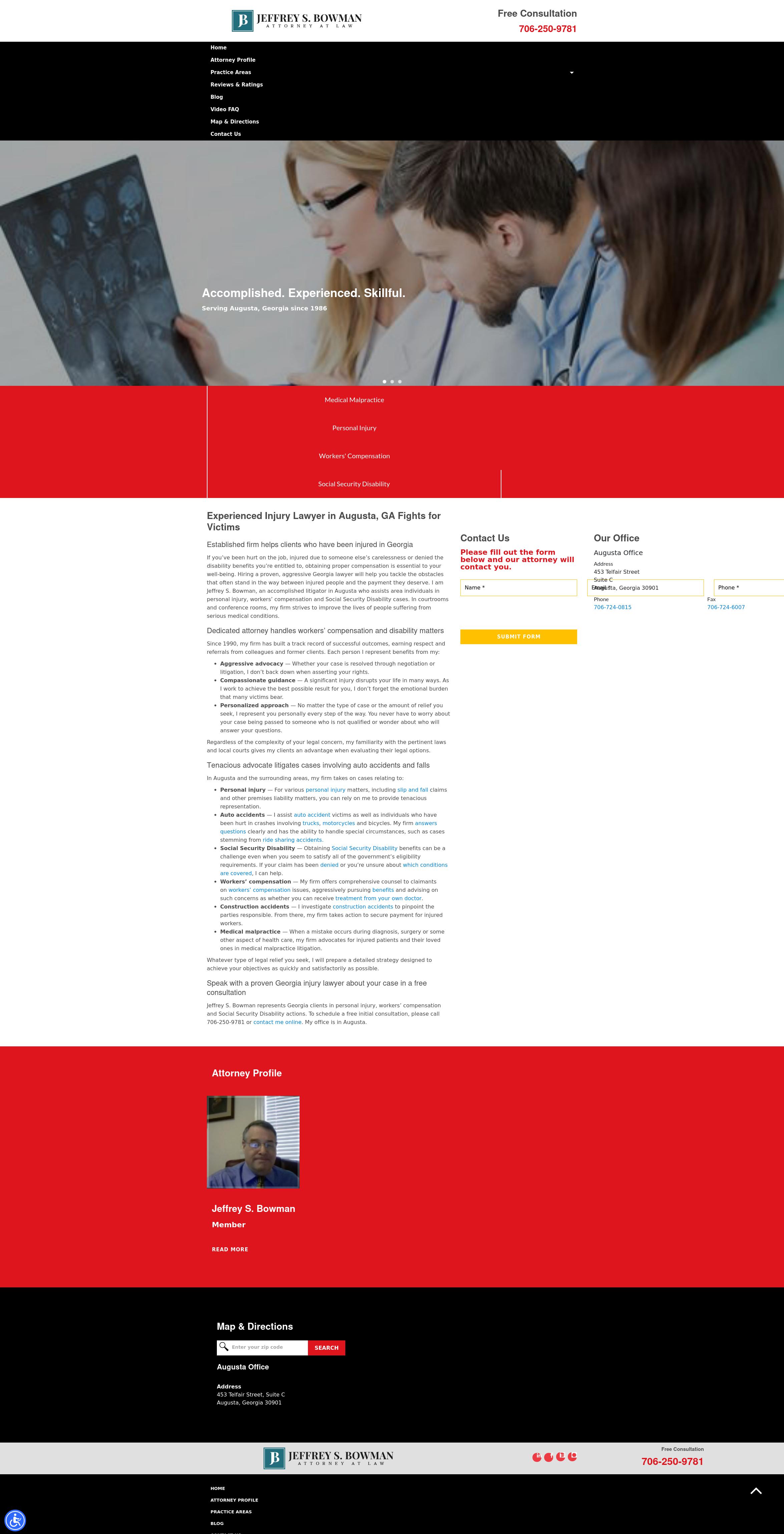 Jeffrey S. Bowman Attorney At Law - Augusta GA Lawyers