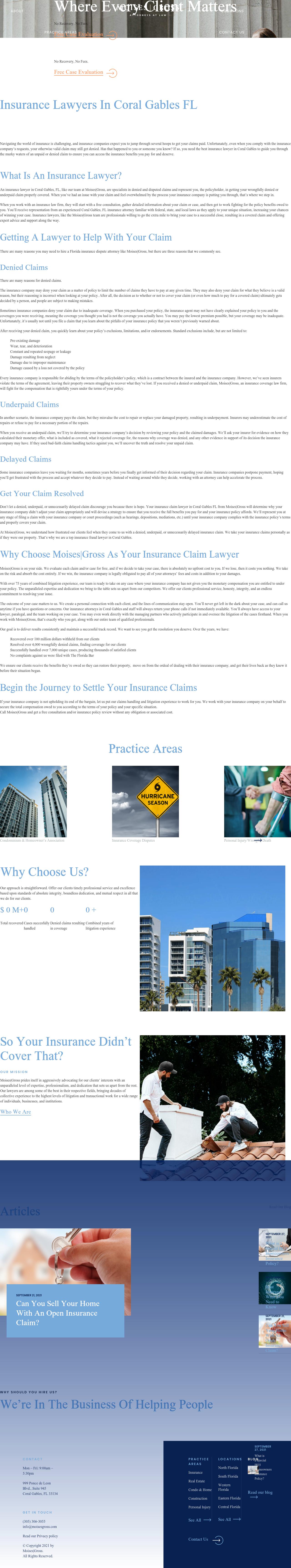 Moises|Gross - Coral Gables FL Lawyers