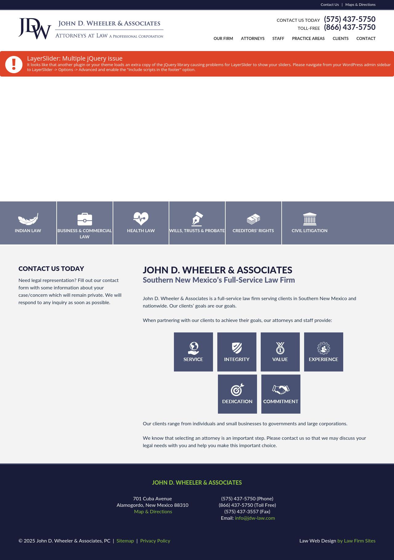 John D. Wheeler & Associates, P.C. - Alamogordo NM Lawyers