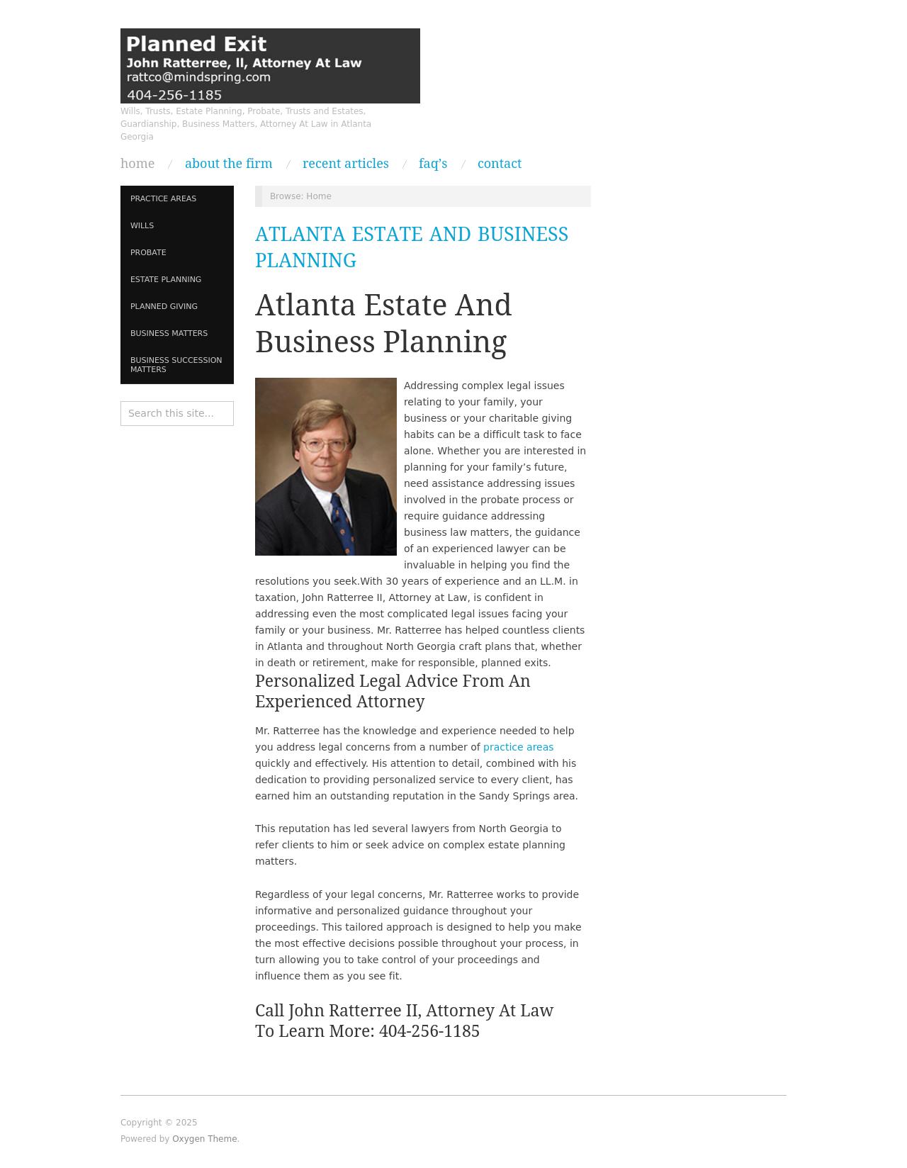 John Ratterree II, Attorney at Law - Atlanta GA Lawyers