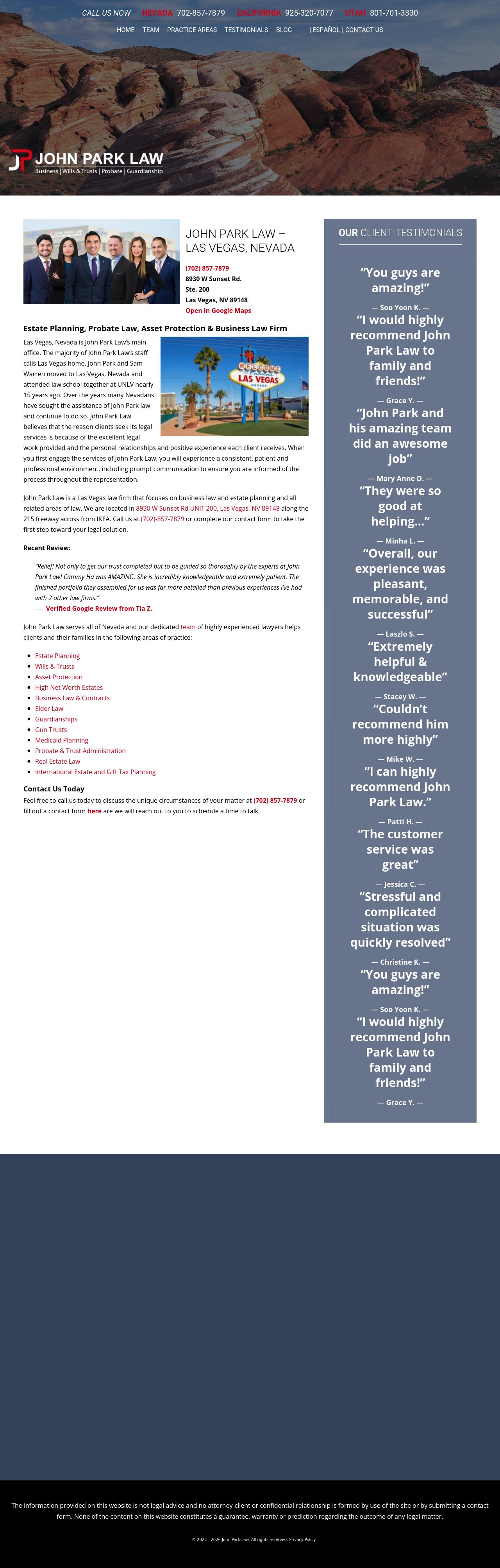  John Park Law  - Las Vegas NV Lawyers