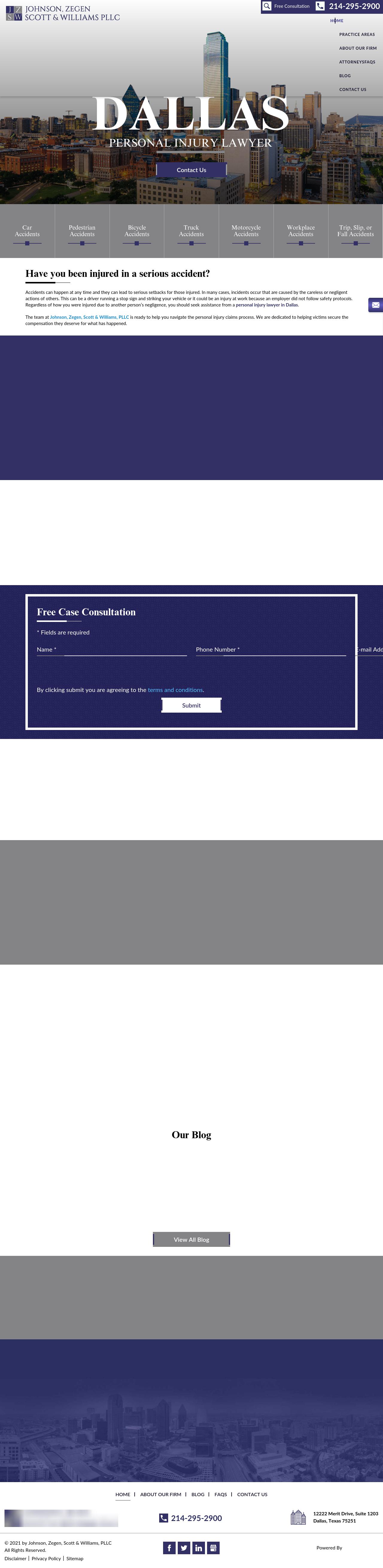 Johnson, Zegen, Scott & Williams, PLLC - Dallas TX Lawyers