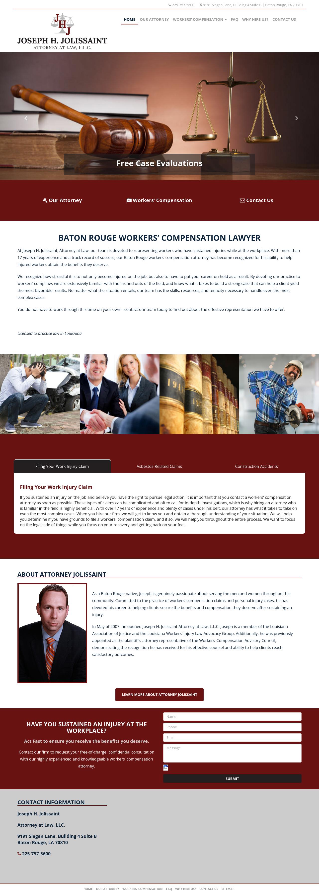 Jolissaint, Joseph H Attorney At Law - Baton Rouge LA Lawyers