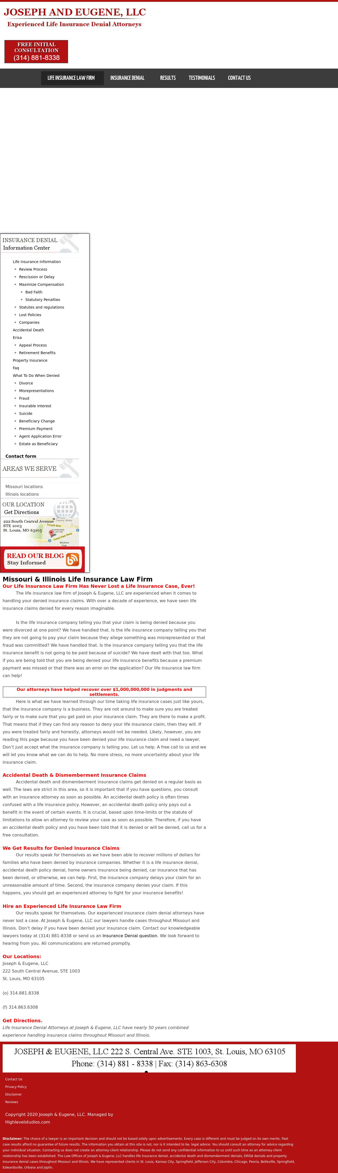 Joseph & Eugene, LLC - St. Louis MO Lawyers