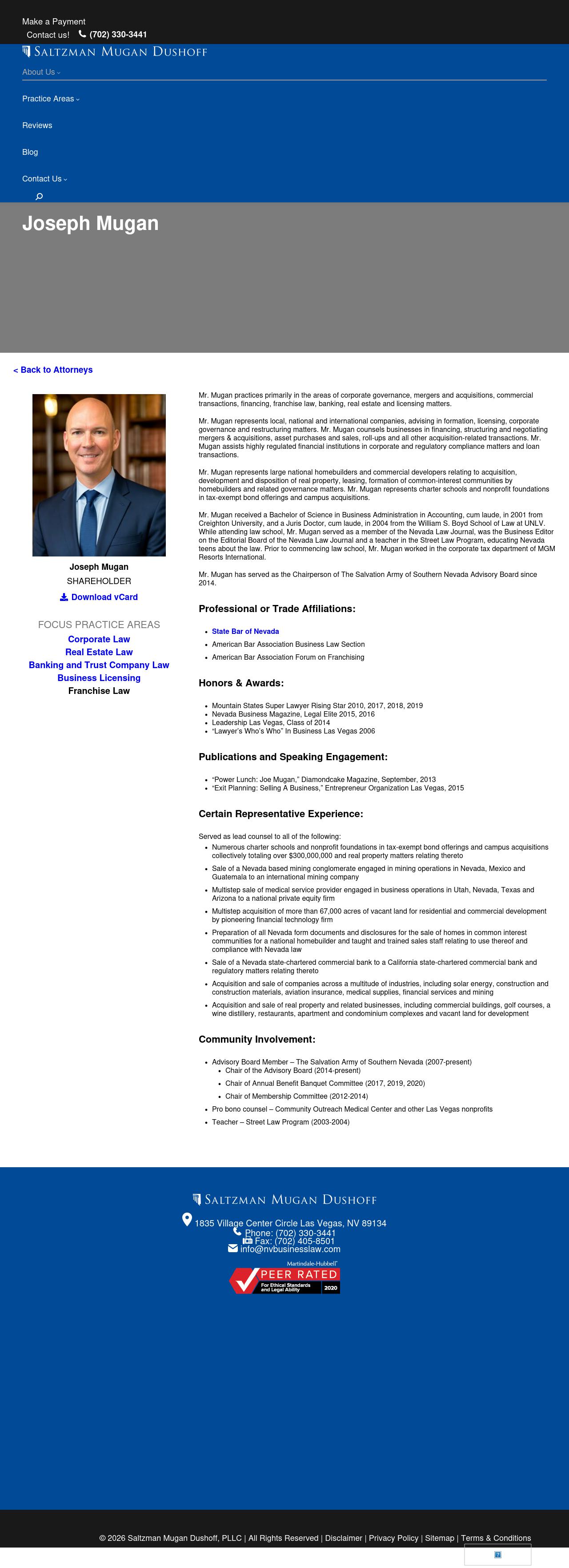 Saltzman Mugan Dushoff, PLLC - NV NV Lawyers