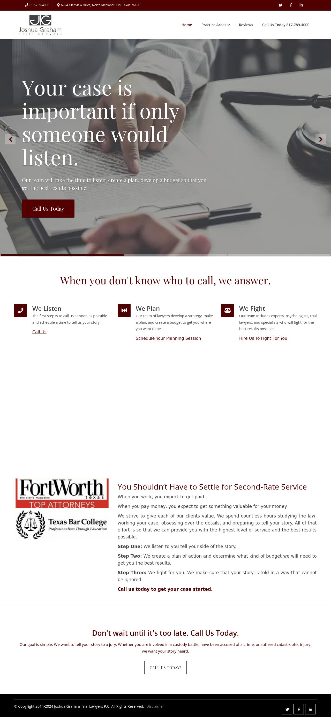 Joshua Graham & Associates, PLLC. - Fort Worth TX Lawyers