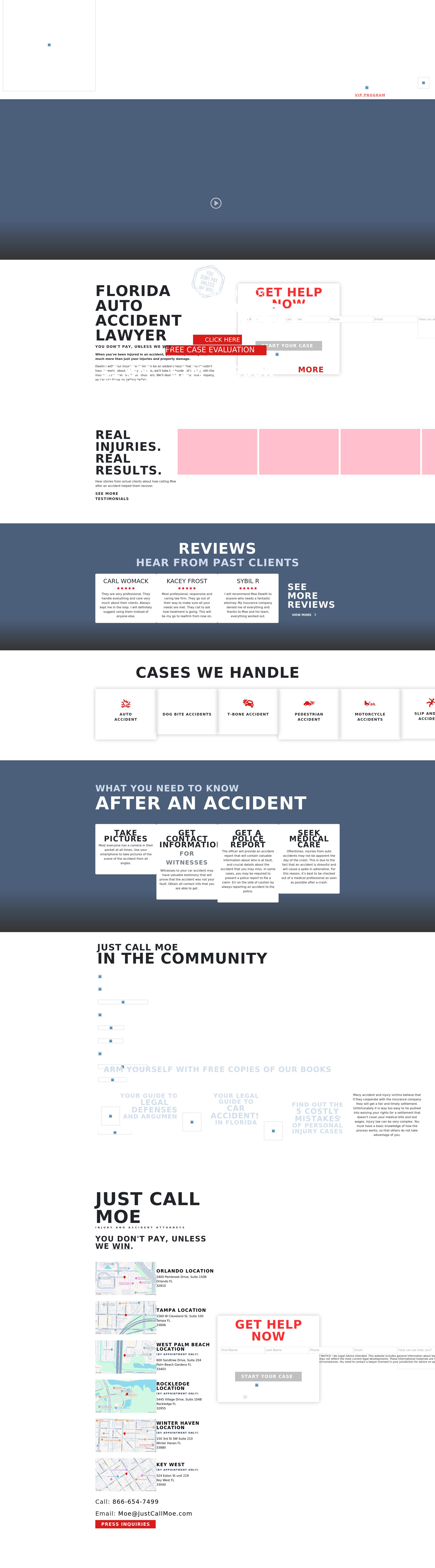 JustCallMoe Injury & Accident Attorneys - Key West FL Lawyers