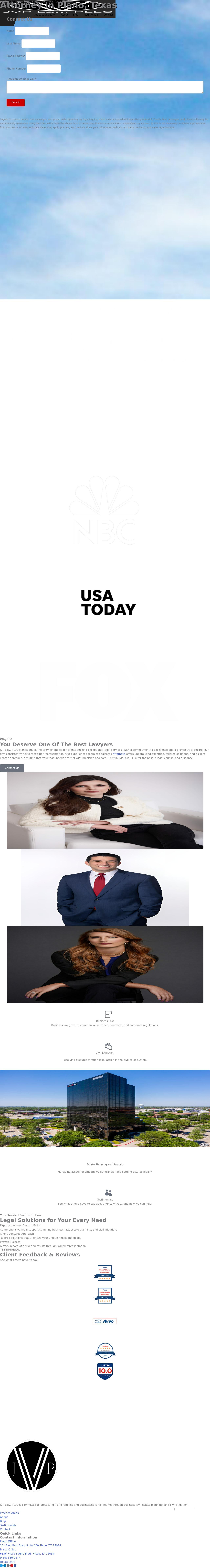 JVP Law, PLLC - Plano TX Lawyers