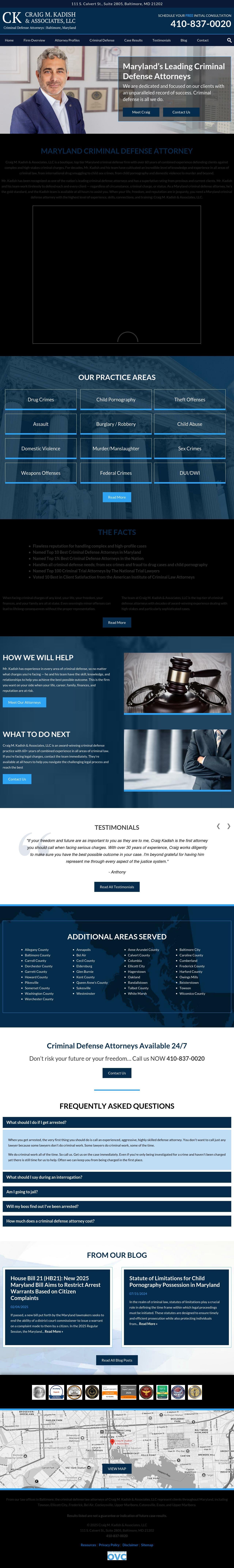 Kadish, Forster & Fastovsky LLC - Baltimore MD Lawyers