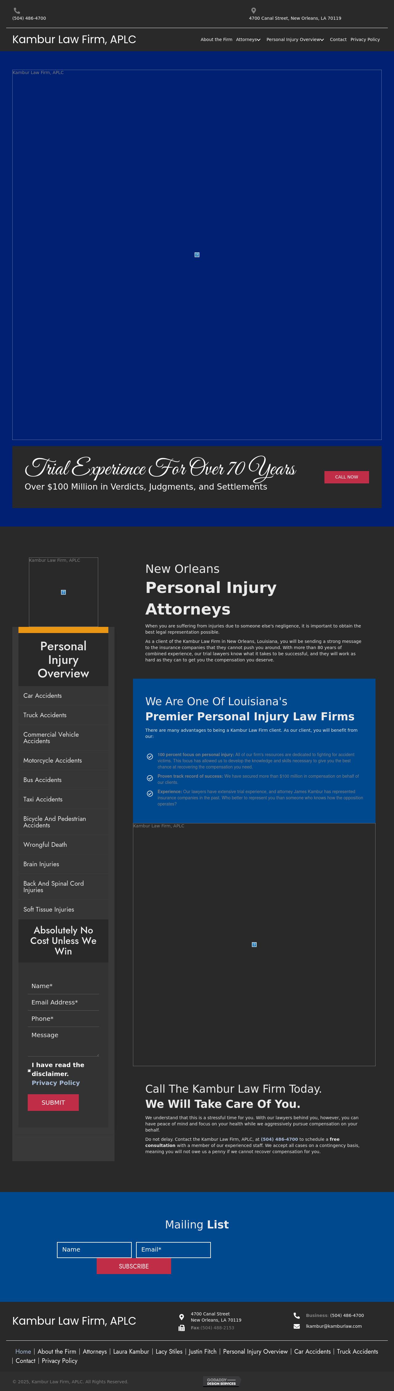 Kambur Law Firm APLC - New Orleans LA Lawyers