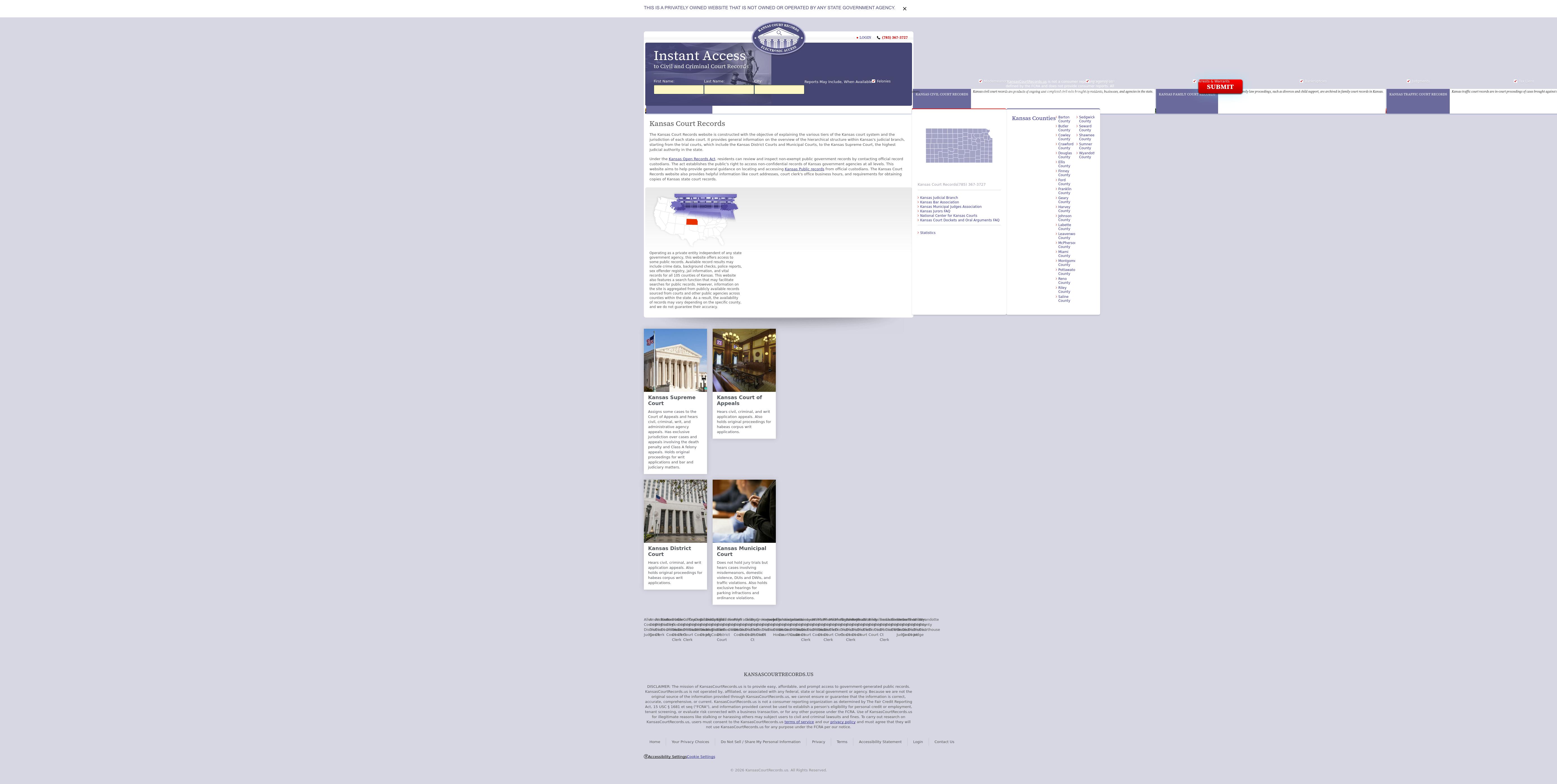 Kansas Court Records - Topeka KS Lawyers