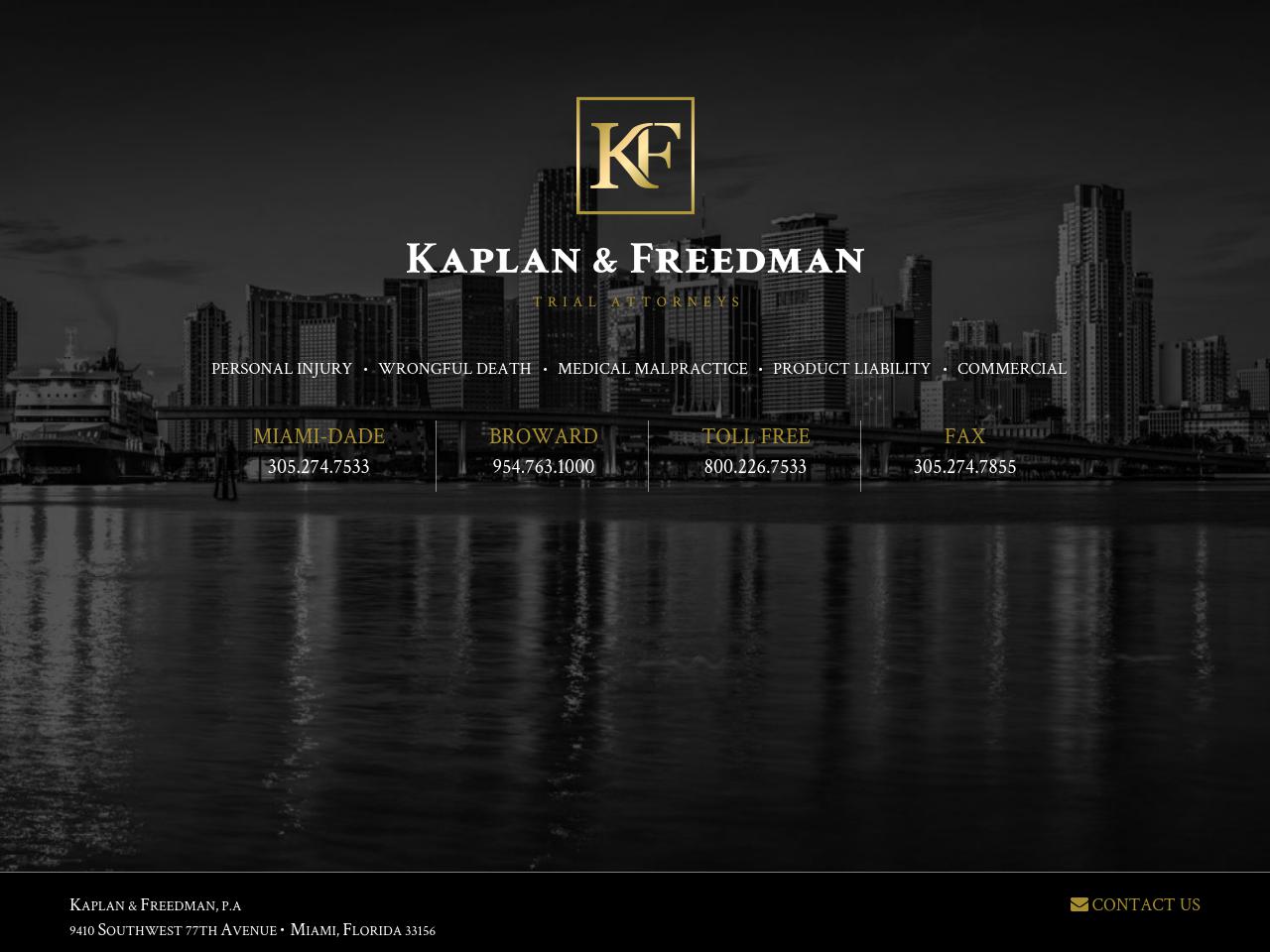 Kaplan & Freedman PA - Miami FL Lawyers