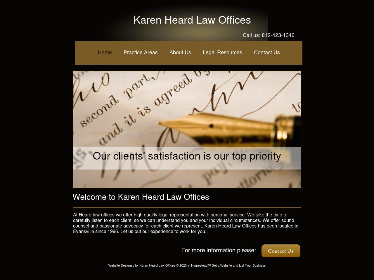 Karen Heard Law Offices - Evansville IN Lawyers