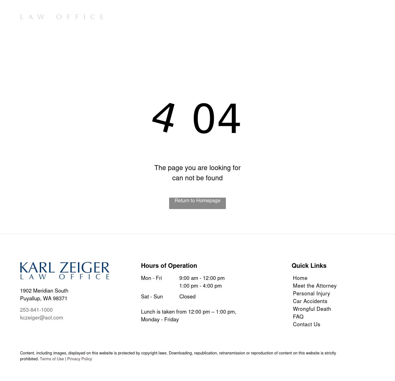 Karl Zeiger - Puyallup WA Lawyers
